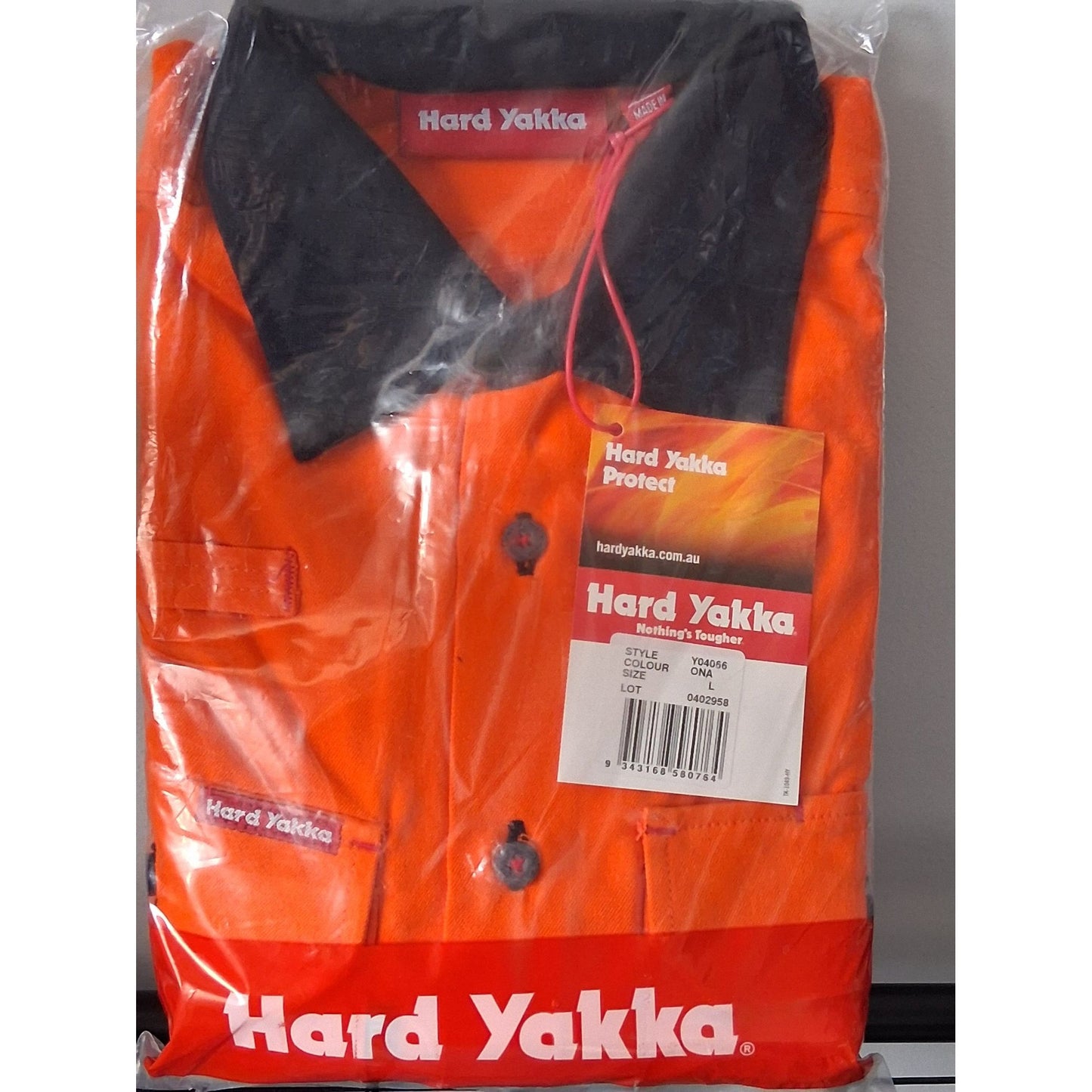 Hi Viz Hard Yakka Tecasafe Y04066 Hi-Viz 2 Tone Fire Resistant Safety Shirt