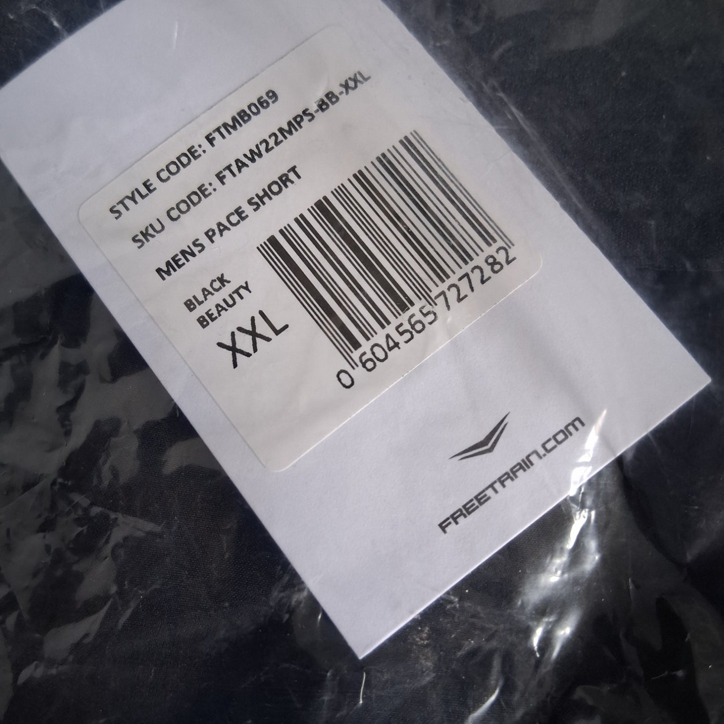 Freetrain Mens Pace Shorts Black UK XXL
