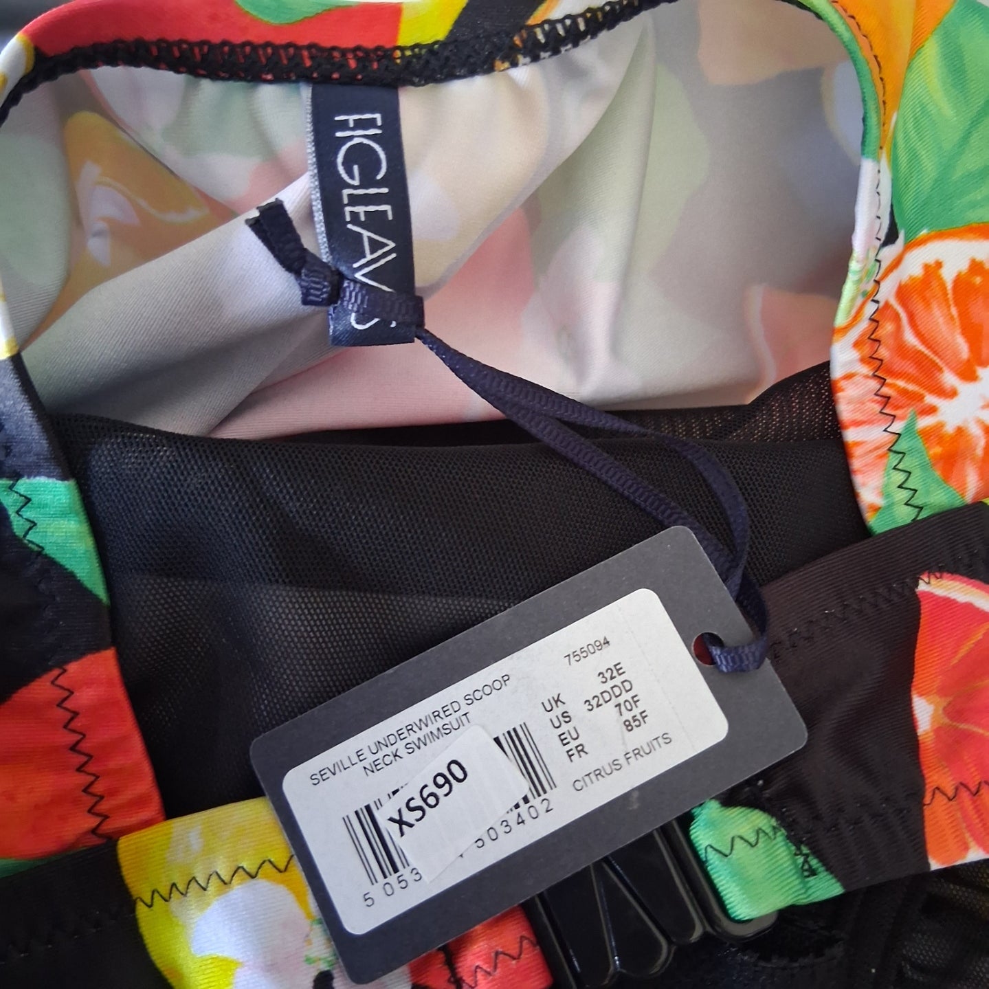 Figleaves Underwired Swimsuit UK 32E