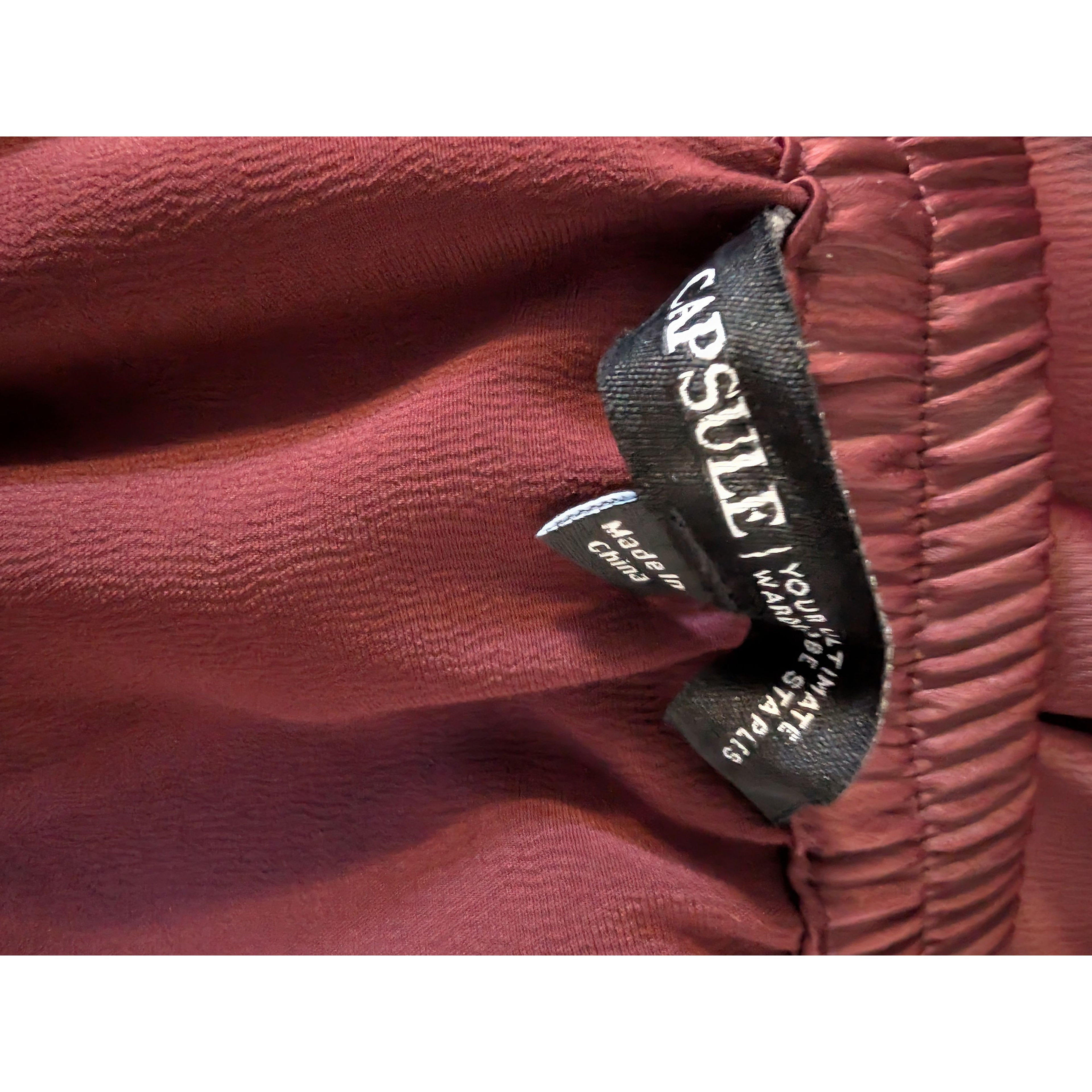 Capsule Burgundy Skirt UK20