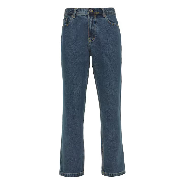 Jacamo Mens Rigid Jeans Mid Wash 50S