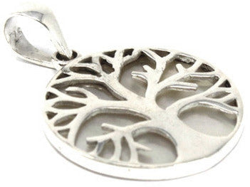 Tree of Life Silver Pendant 22mm