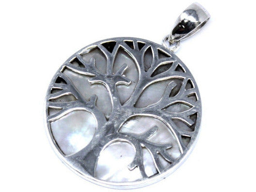 Tree of Life Silver Pendant 30mm