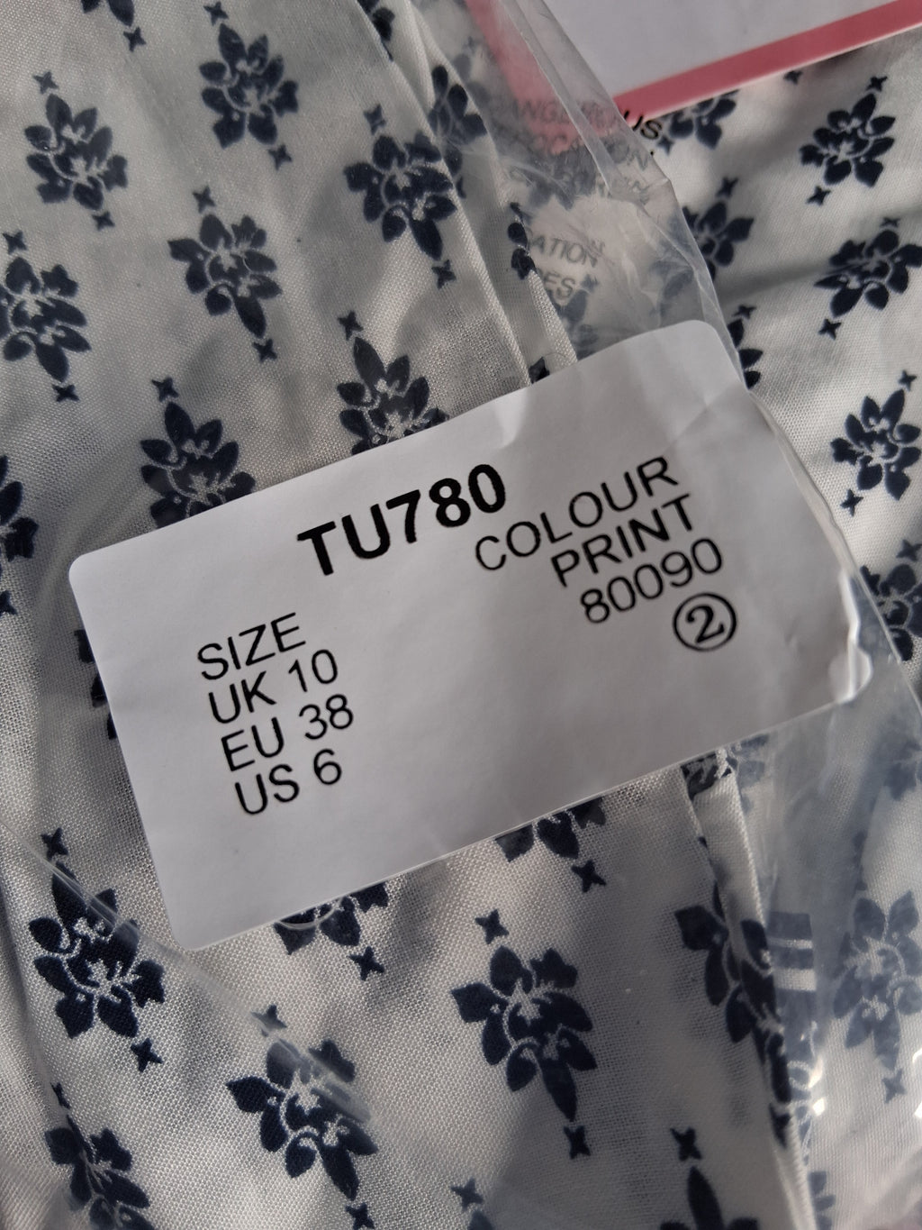 Julipa Border Hem Tunic Shirt UK10