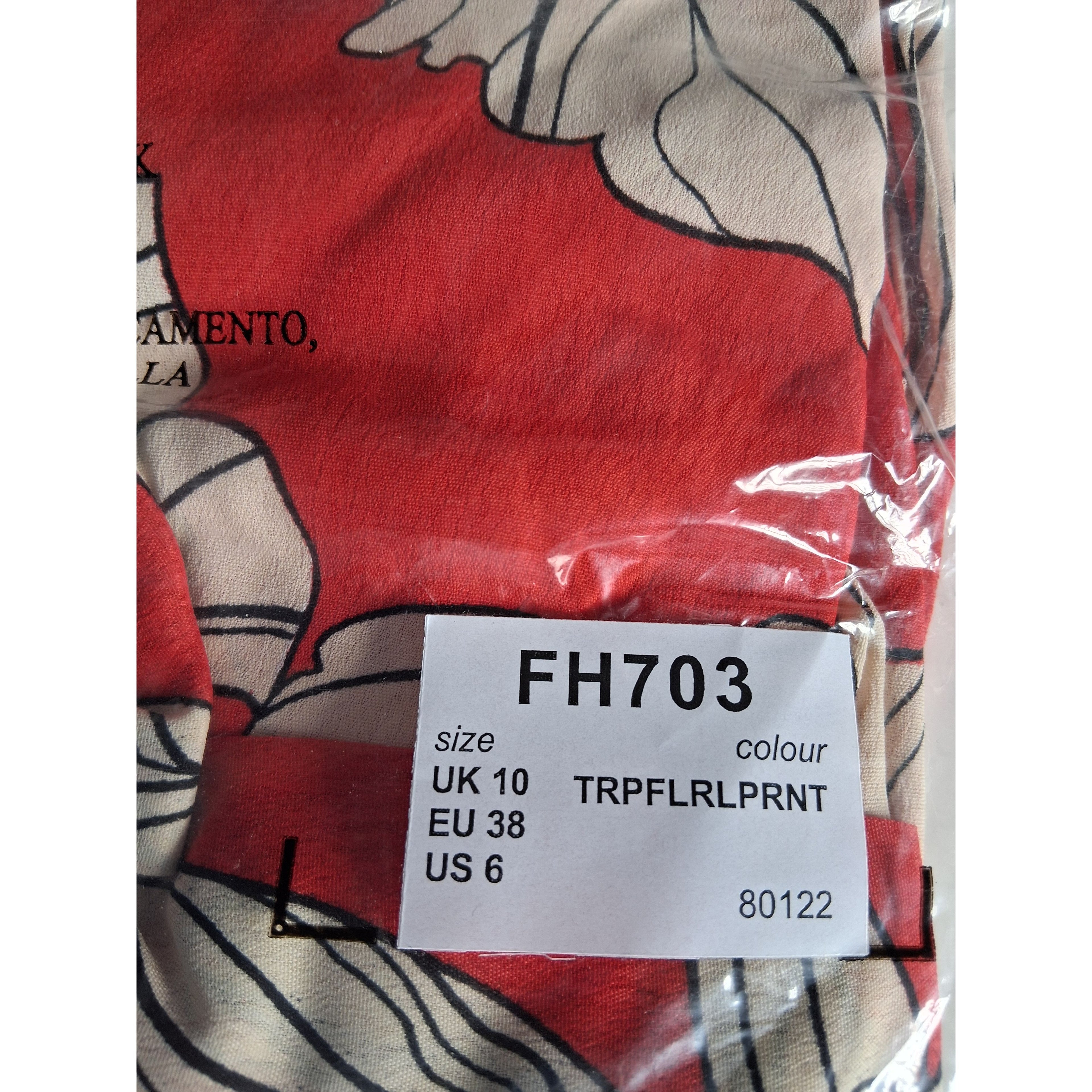 Floral Halter Neck Hi Lo Wrap Dress UK10