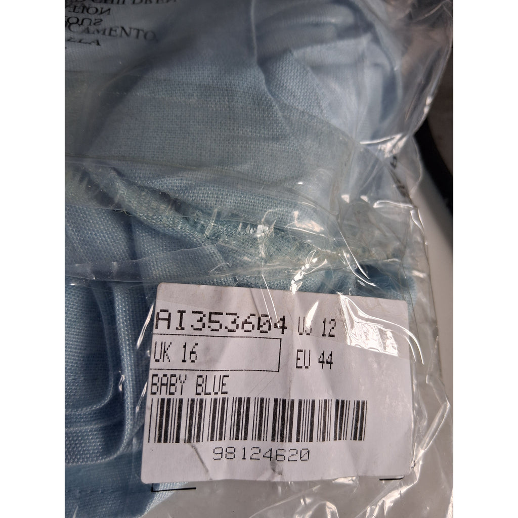 Ladies Simply Be Baby Blue Strap Cami Top