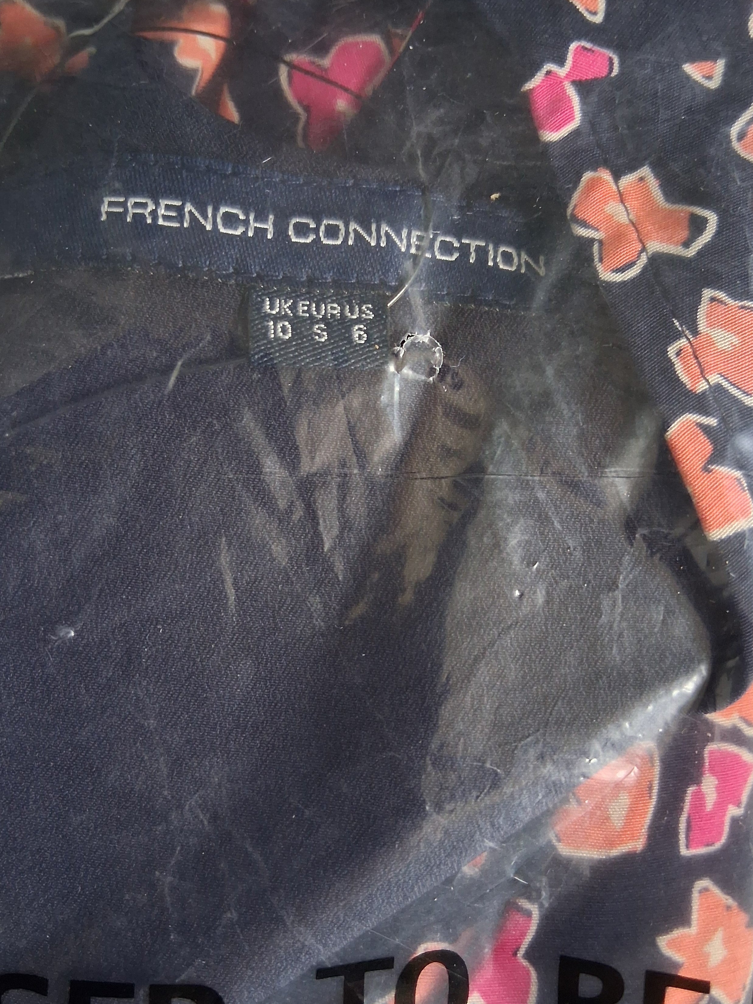 French Connection Floral Drape Top UK10