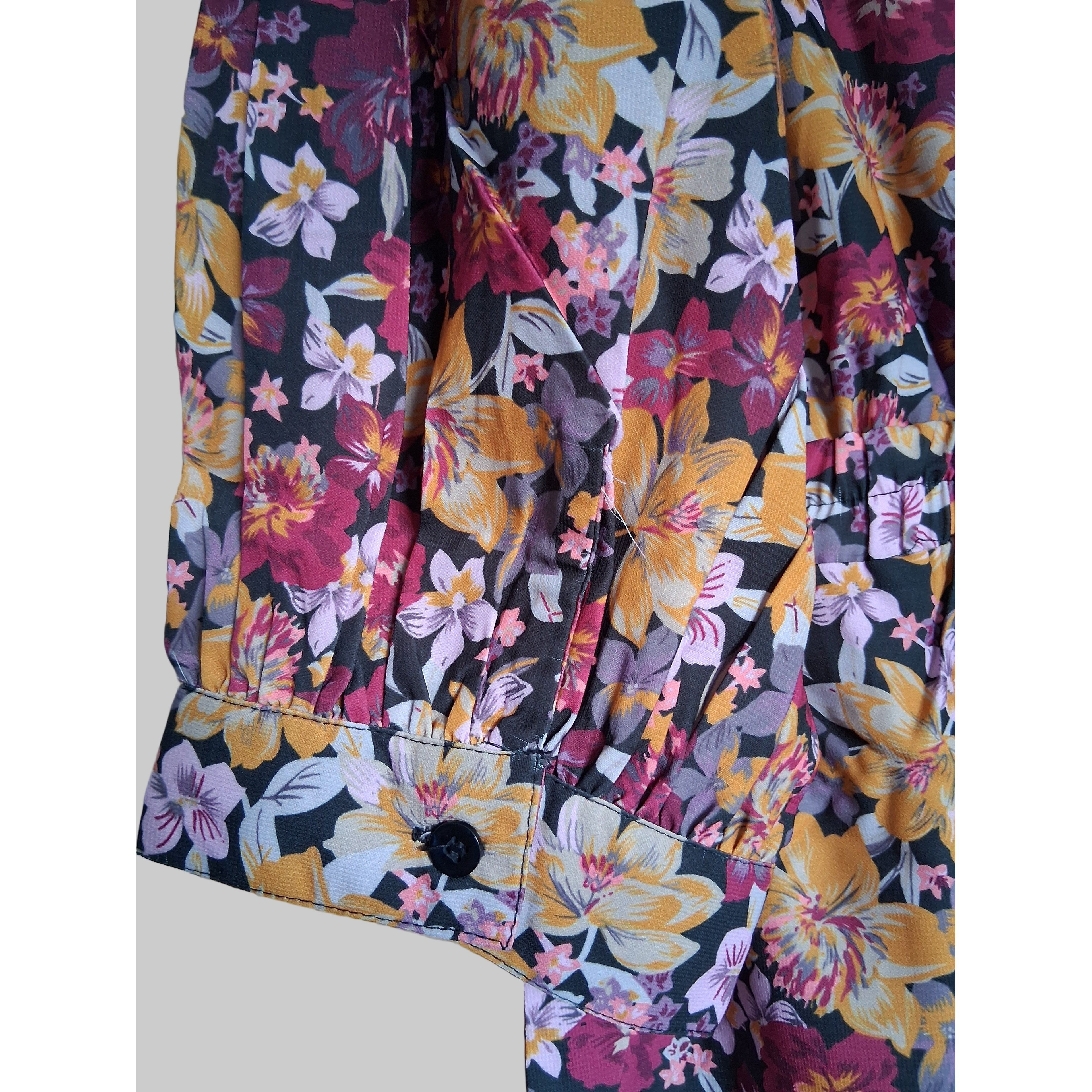 Lovedrobe Print Flip Hem Midi Dress UK 22