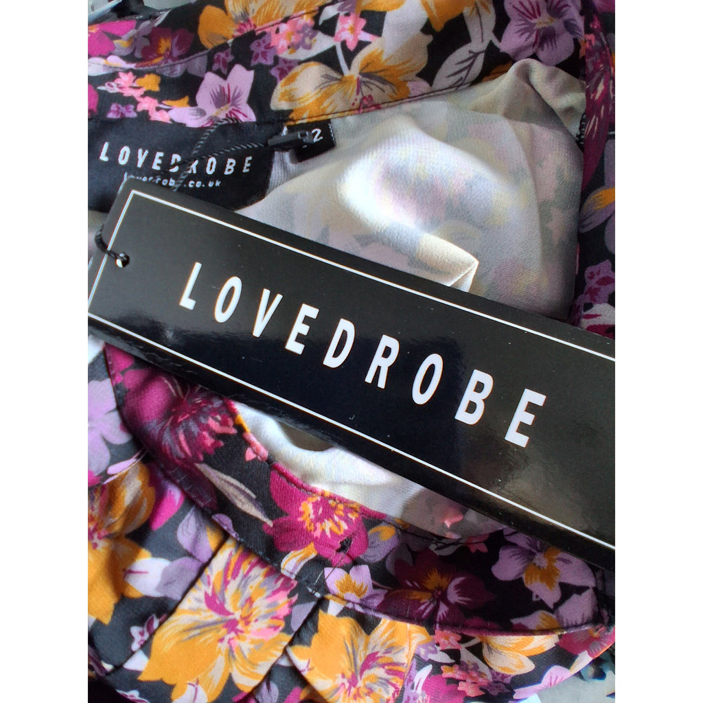 Lovedrobe Print Flip Hem Midi Dress UK 22