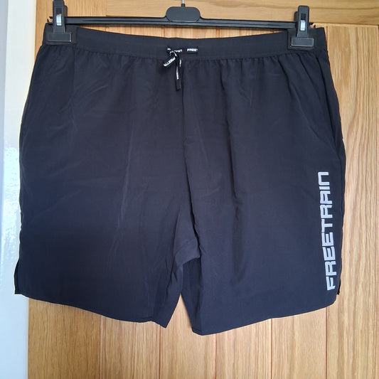 Freetrain Mens Pace Shorts Black UK XXL