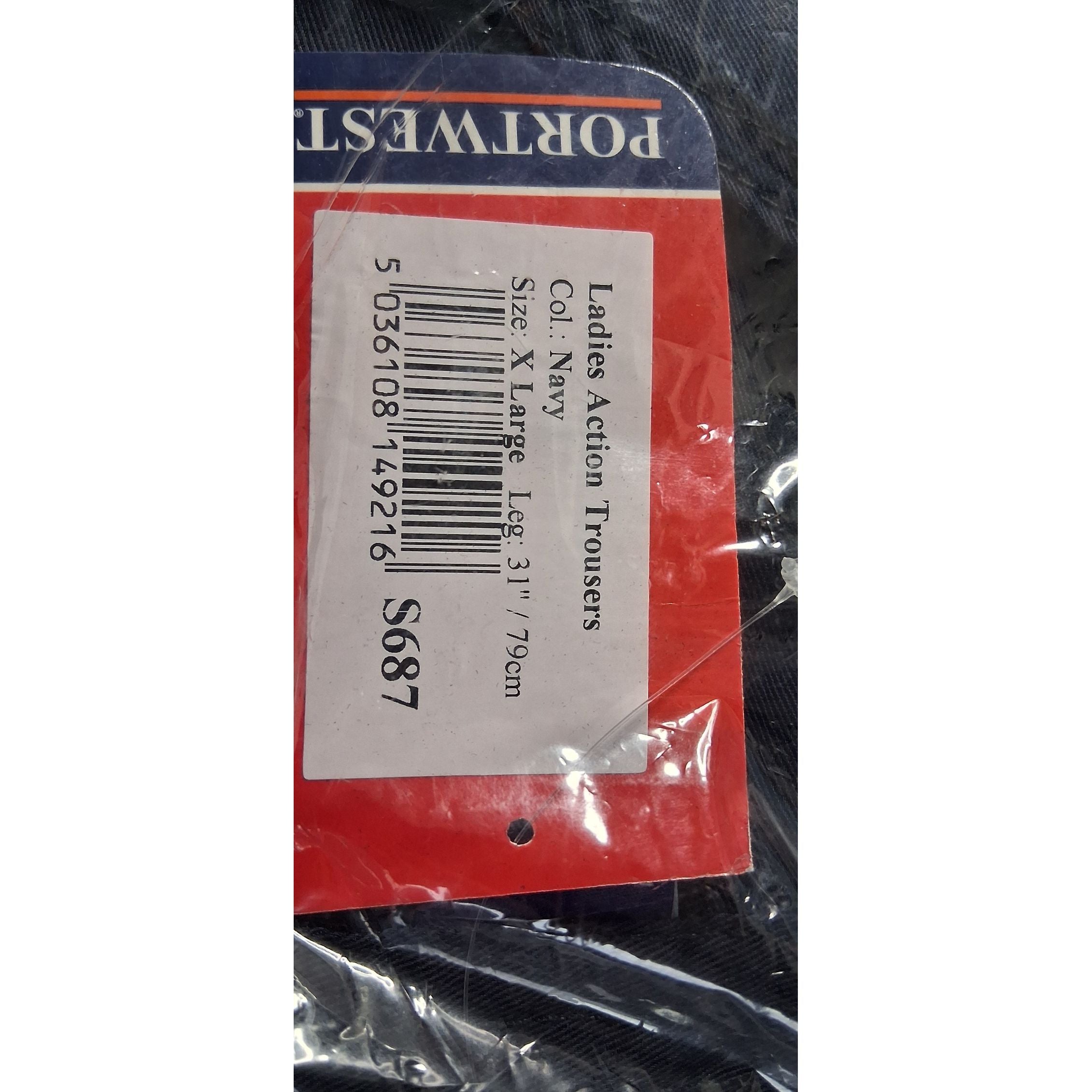 Portwest Ladies NAVY BLUE Action Trouser - S687 - XL