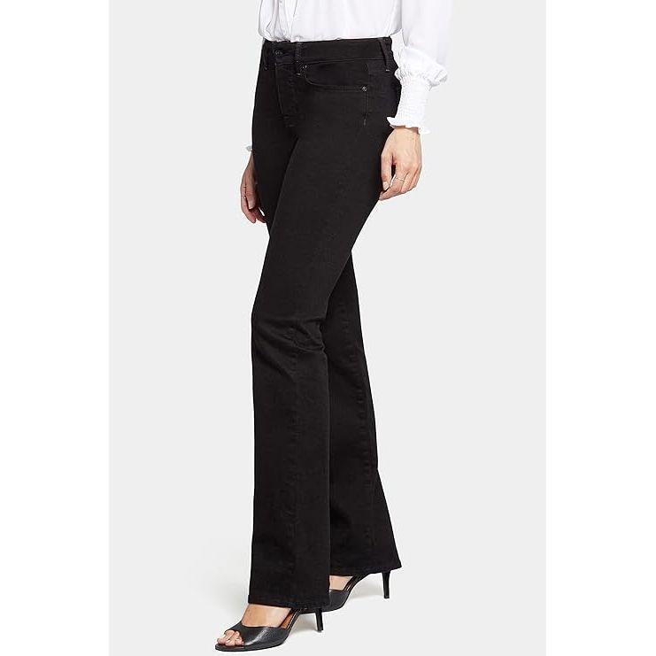 NYDJ Women's Barbara Bootcut Jeans Stretch Denim Black