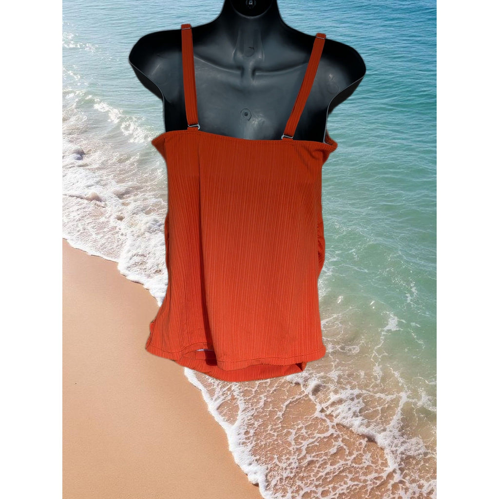 Orange Tankini 1XL