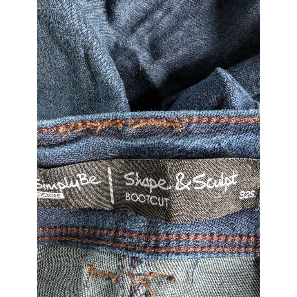 Simply Be Shape & Sculpt High Waist Bootcut Jeans