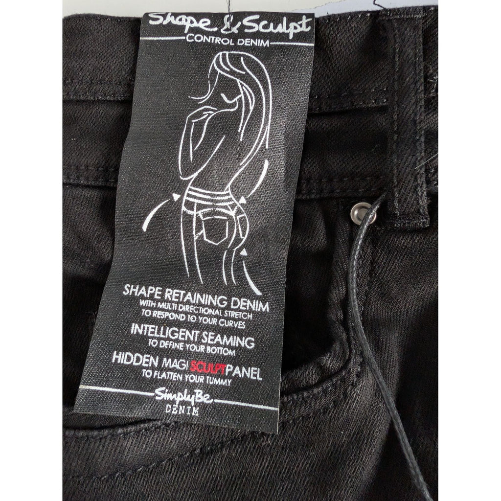 Simply Be Shape & Sculpt High Waist Bootcut Jeans