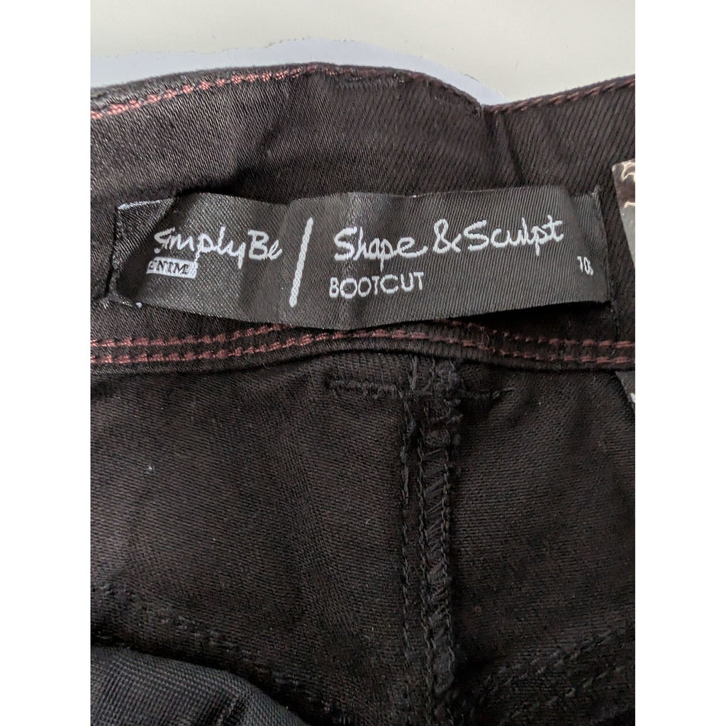 Simply Be Shape & Sculpt High Waist Bootcut Jeans