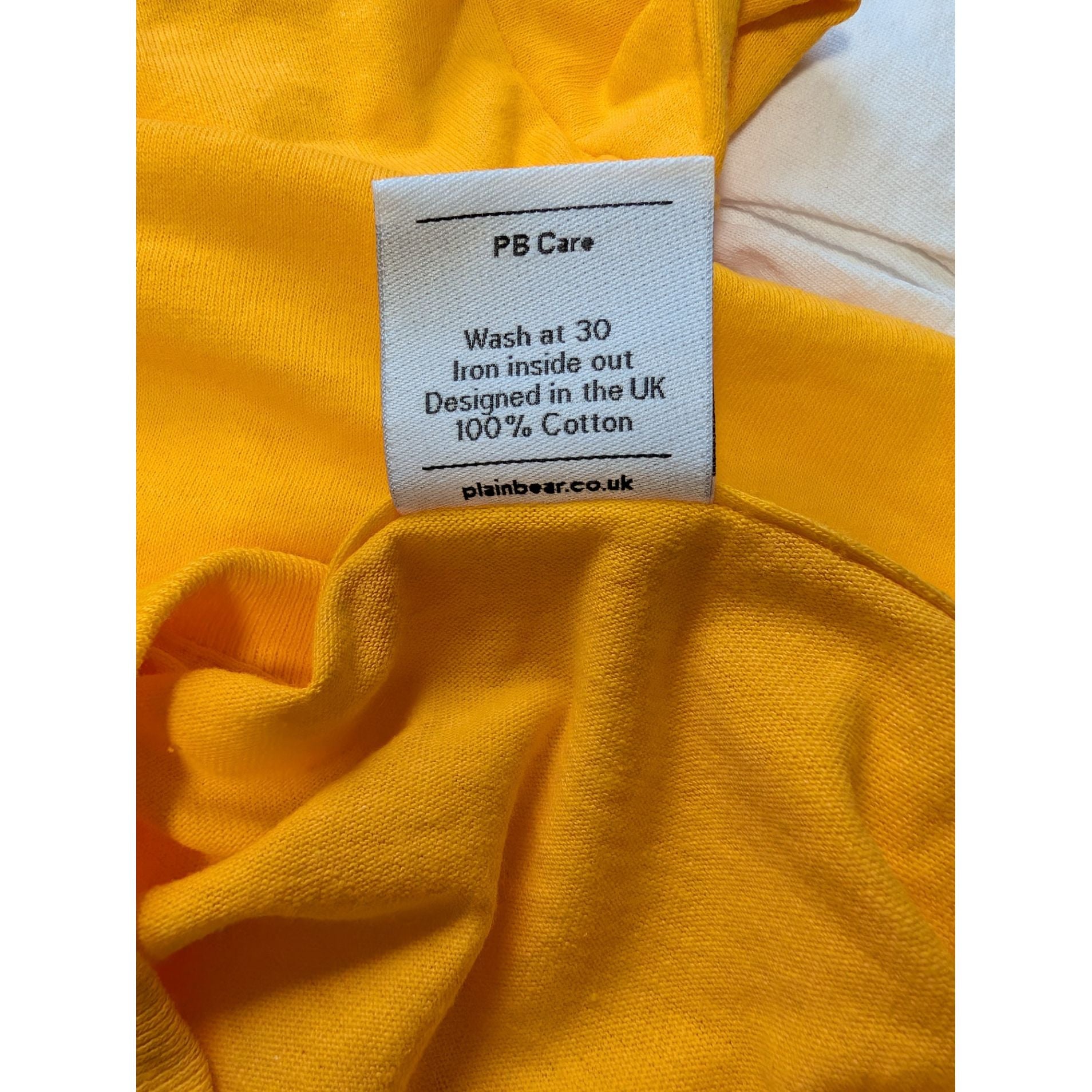 Long Sleeved Plain Bear T-Shirt Tops Large