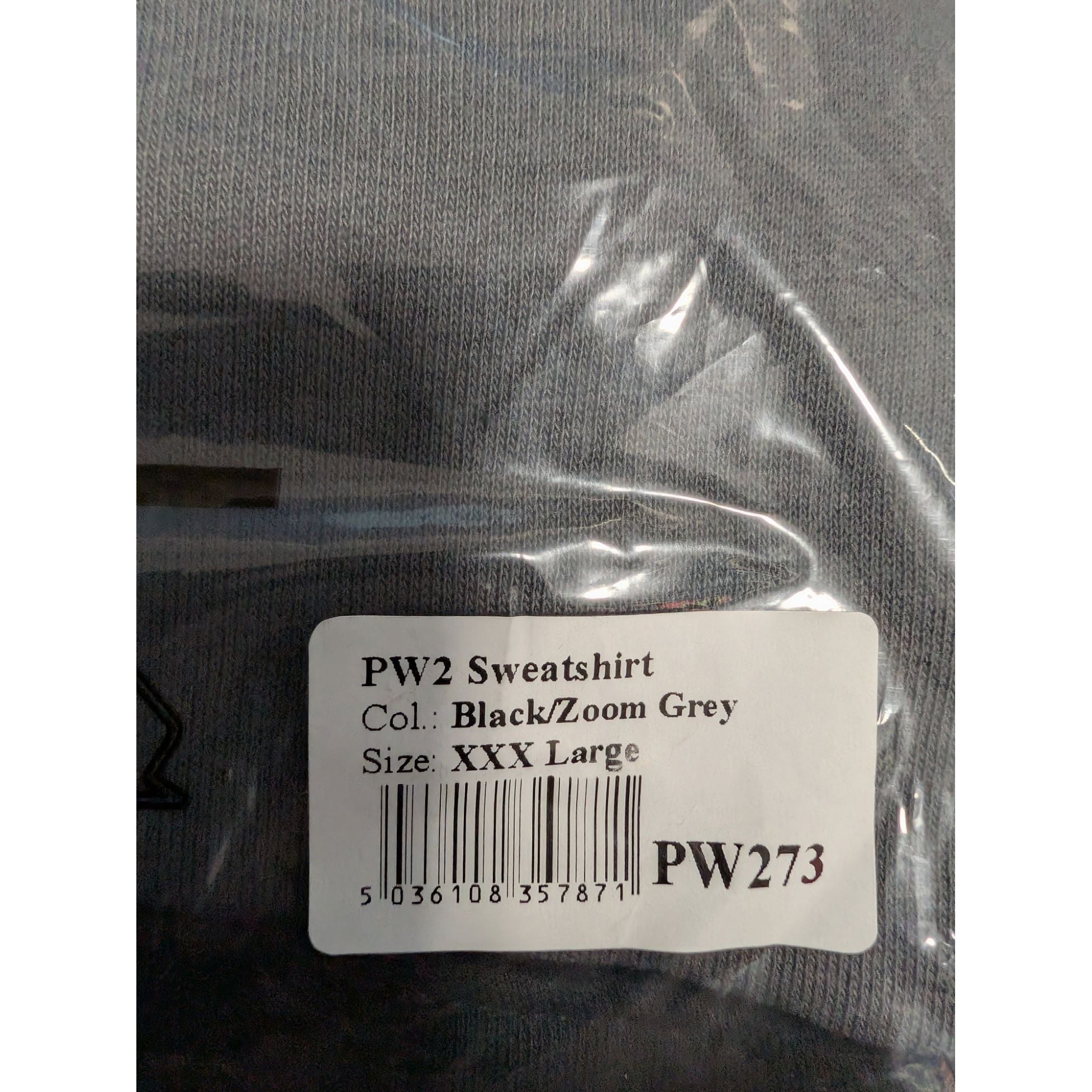 Portwest PW273 Sweatshirt Black/Zoom Grey 3XL