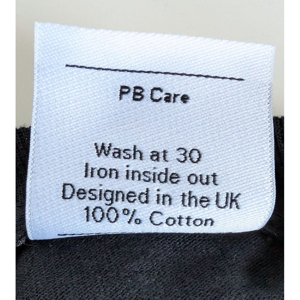 Black Long Sleeved Plain Bear Top UK Medium