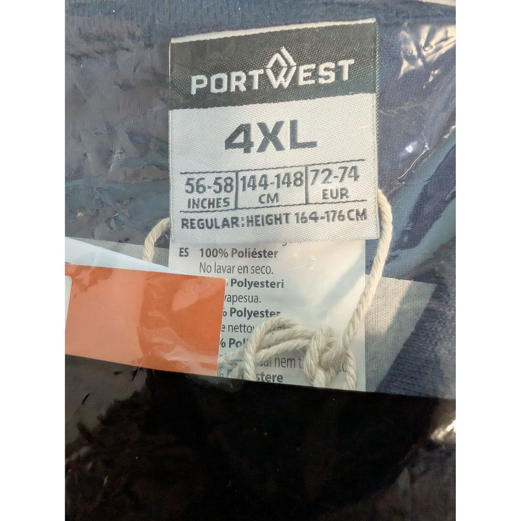 Navy Blue Hi Vis polo shirt Portwest F477 - 4XL