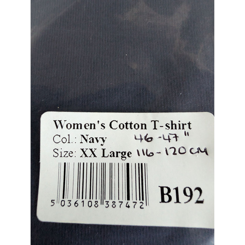 Portwest B192 Women's Premium Cotton Work T-Shirt (Navy) XXL