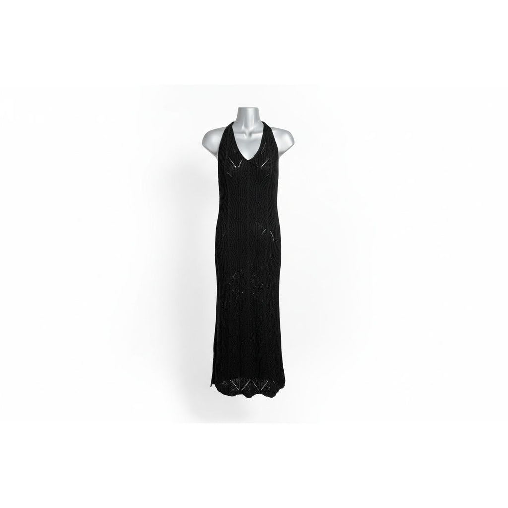 Black Knitted Dress Small