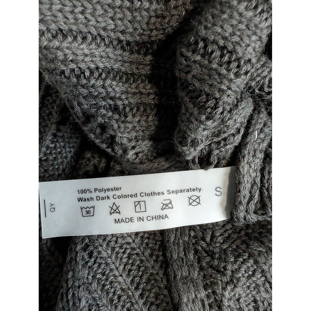 Black Knitted Dress Small