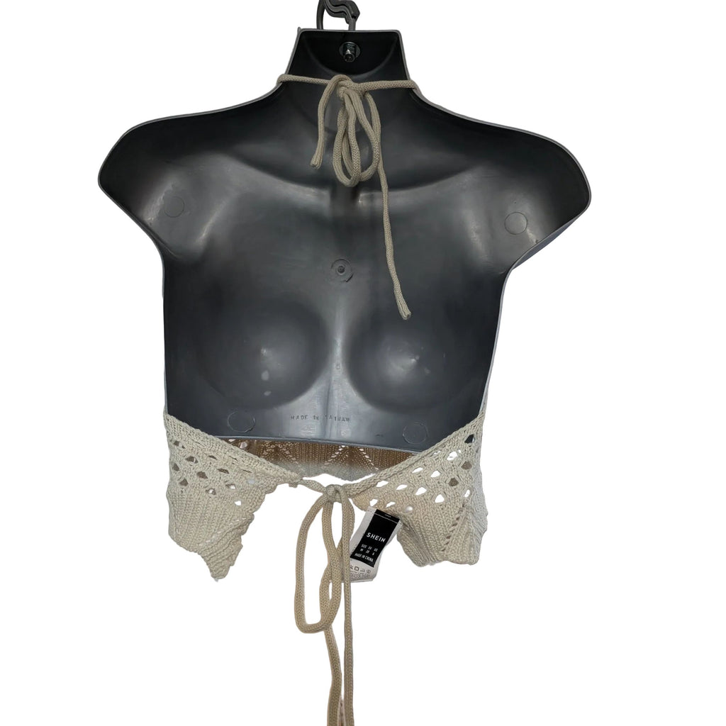 Beige Knitted Summer Top Medium