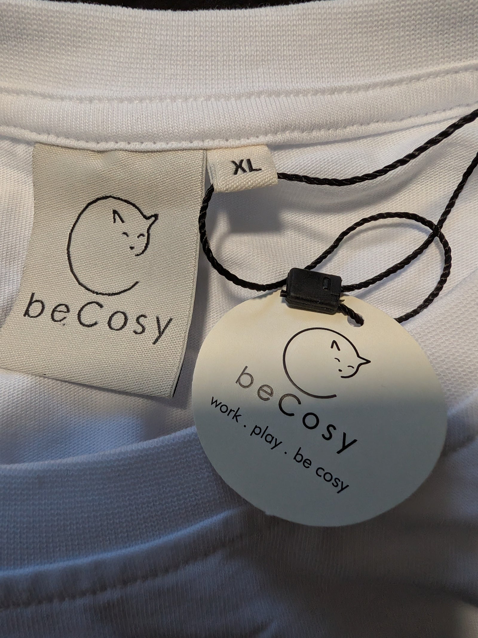 beCosy Long Sleeved T-Shirt White