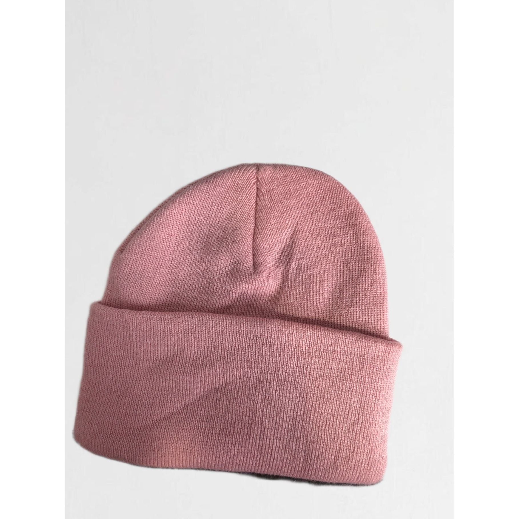 Plain Bear Label Beanie Pink One Size