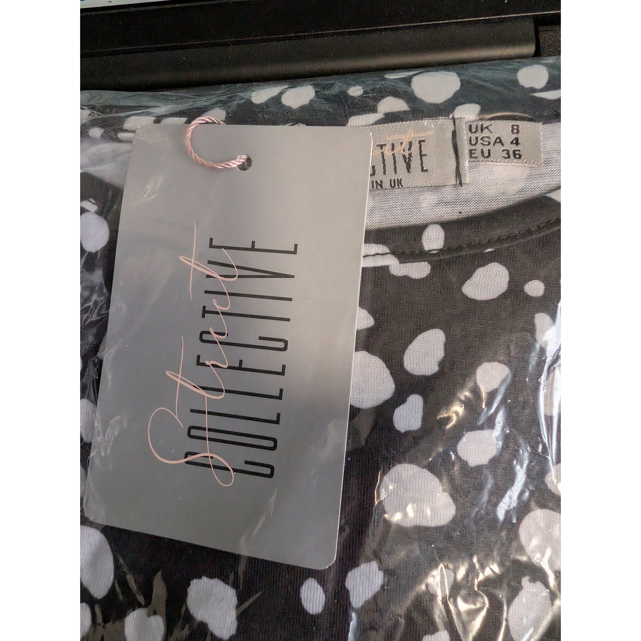 Street Collective Long Sleeve Midi Dress UK8
