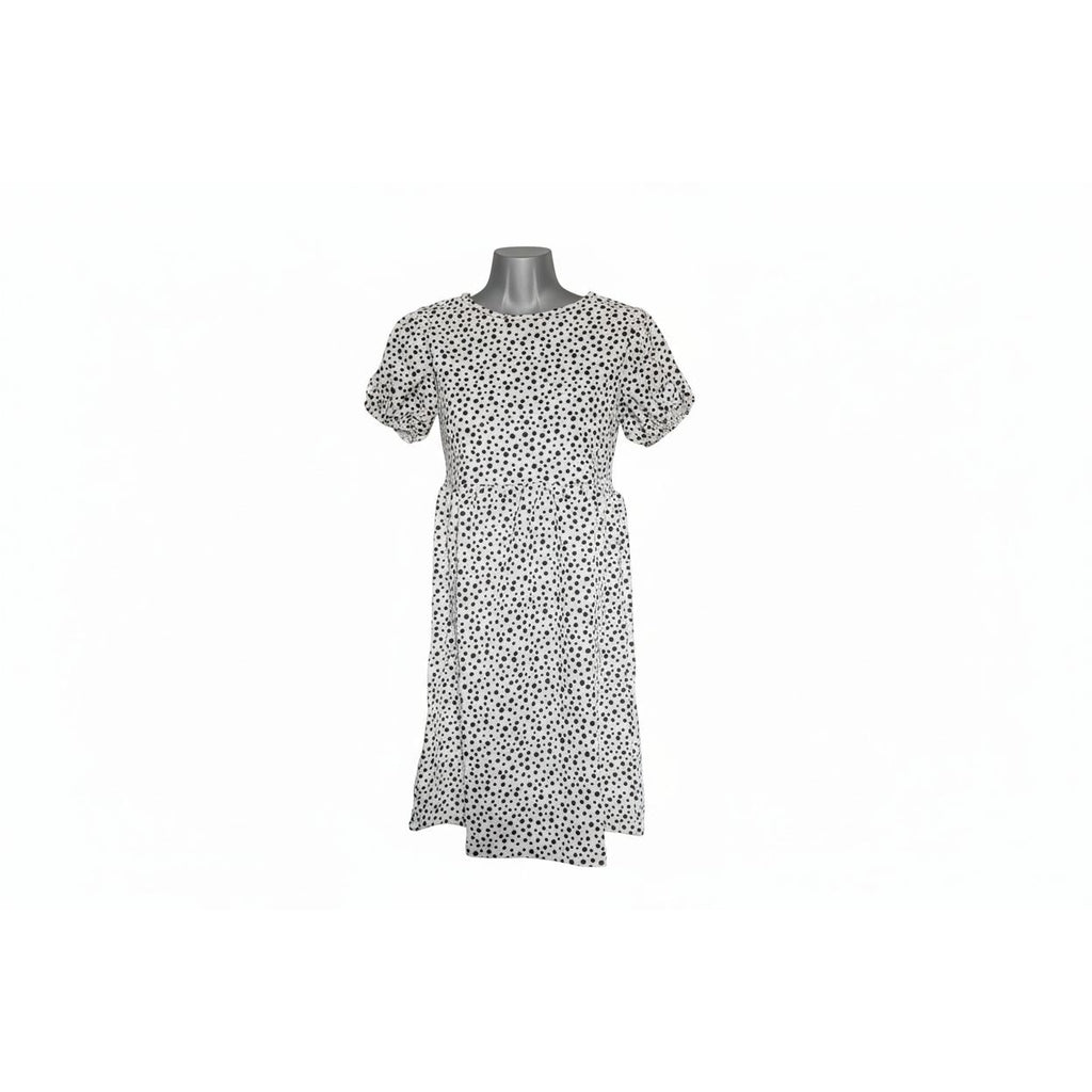 Street Collective Smock Dress Micro Polka Dot