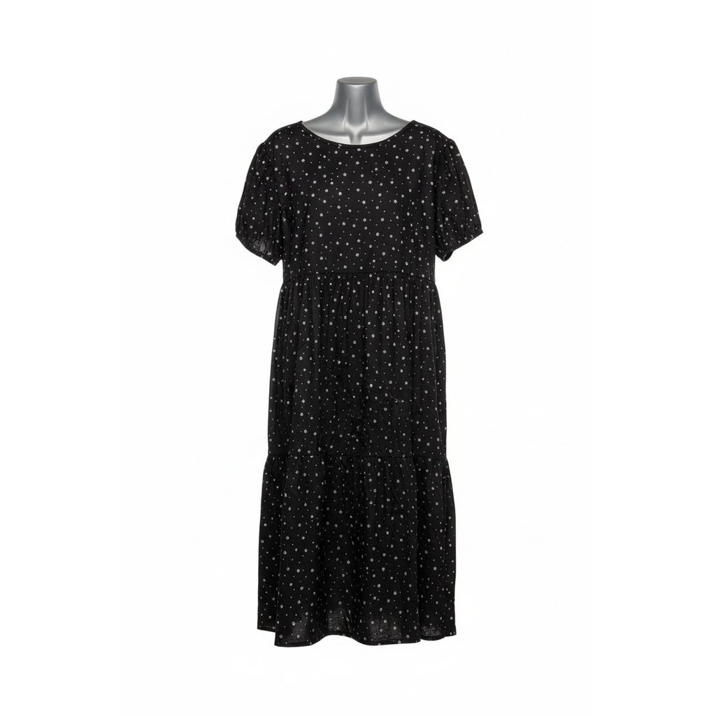 Street Collective Smock Dress Floral Print