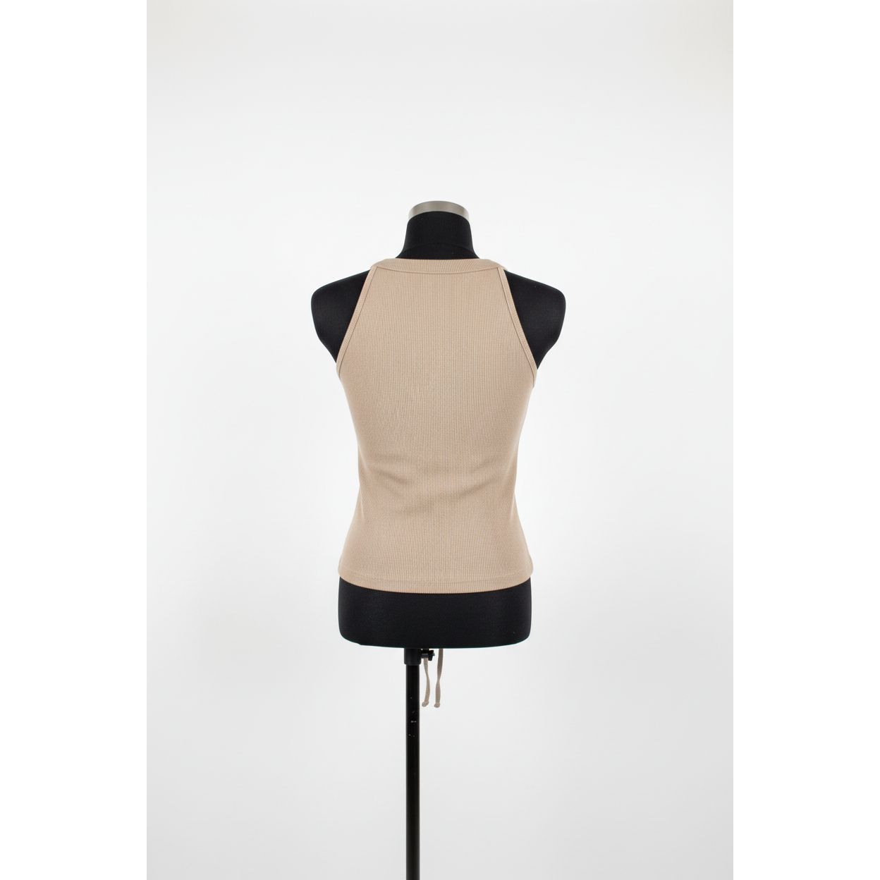 Peached Ruched Front Rib Vest - Small