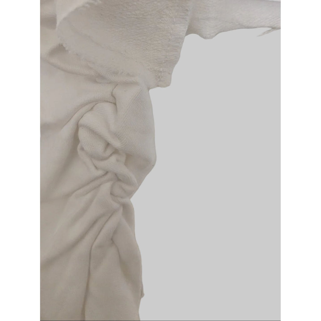Peached Balloon Sleeve Cropped Sweat Small