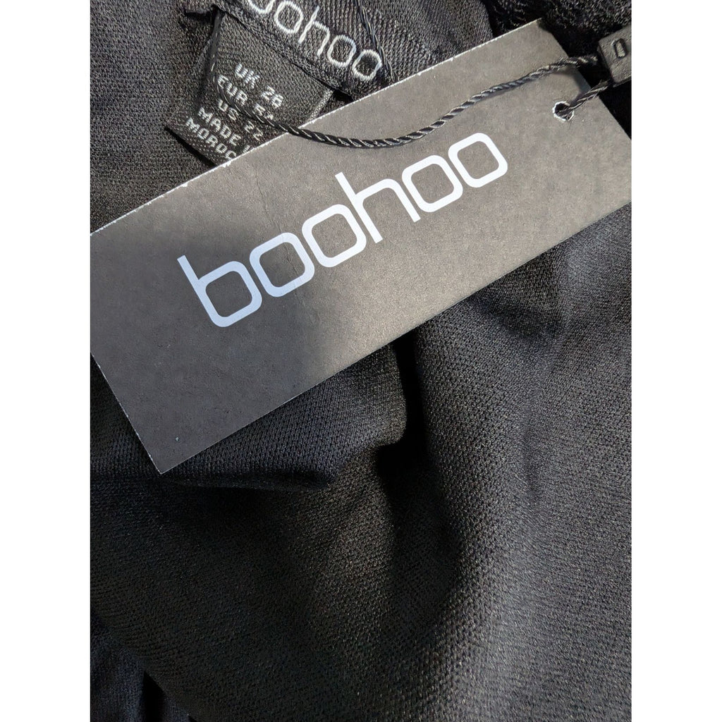 boohoo Plus Lace Off Shoulder Flared Skater Dress