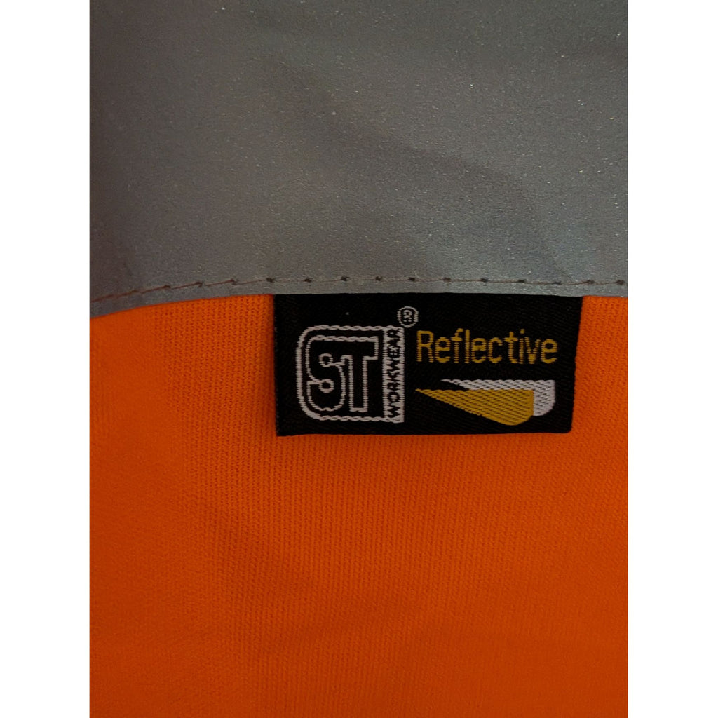 2 x ST Workwear Hi Vis Waistcoat 2 band and brace Orange - 4XL