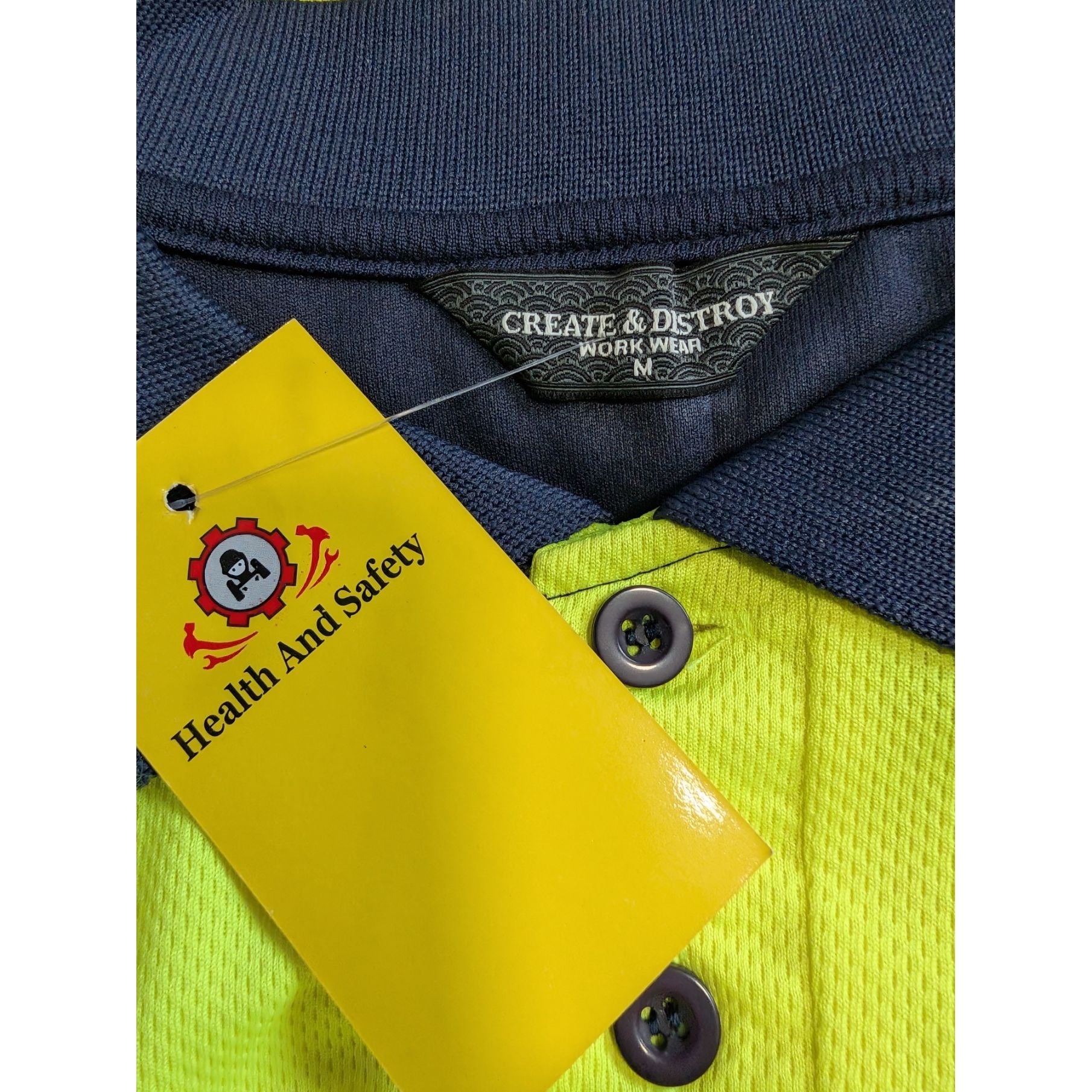 Hi Vis Short Sleeved Polo UK Medium