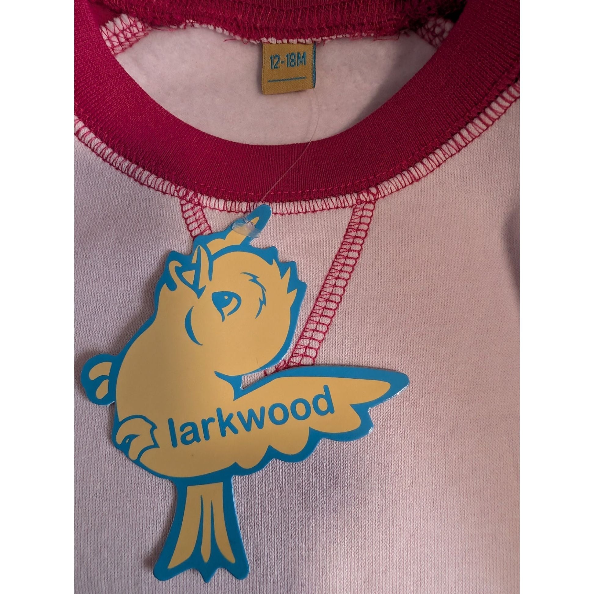 Larkwood Raglan Contrast Sweatshirt 12/18 months