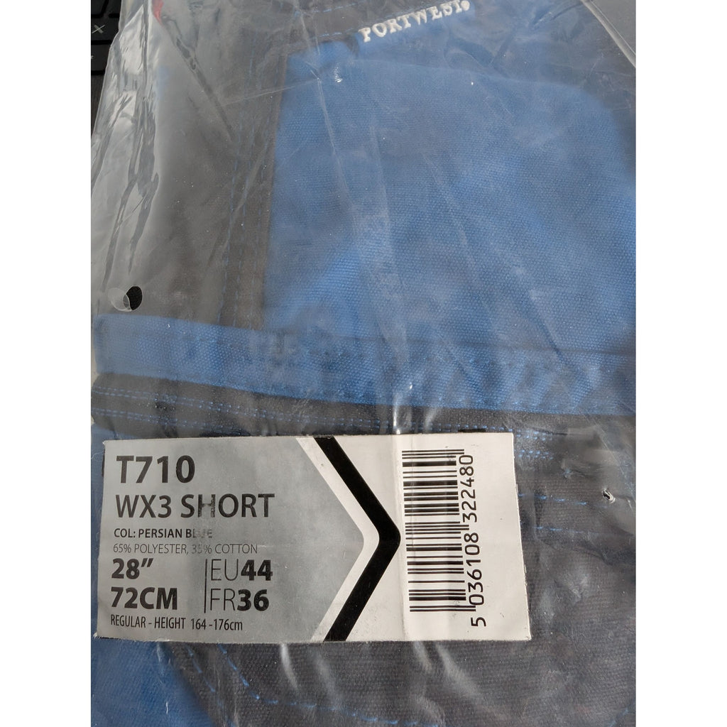 Portwest T710 - WX3 Shorts Persian Blue