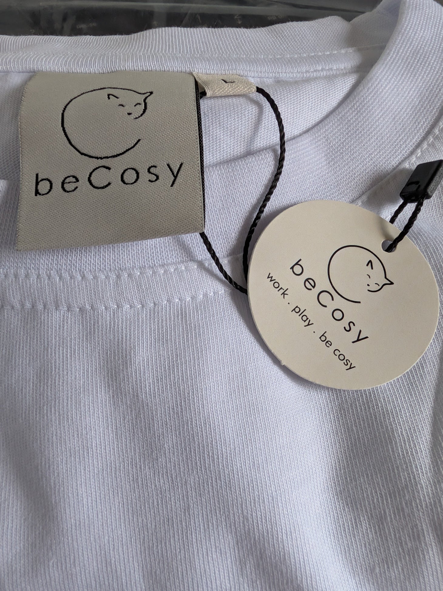 beCosy White Oversized T-shirt