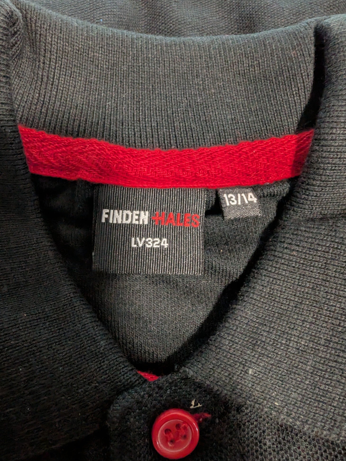 Kids Sports Polo Shirt Finden & Hales 13/14 Yrs