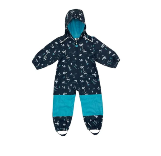 Kids Printed All In One Rainsuit