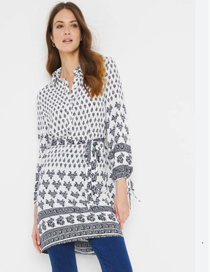 Julipa Border Hem Tunic Shirt UK10