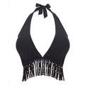 Studded Tassel Halterneck Bikini Top UK26