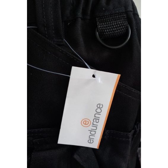 Black jacket with a 'Endurance' brand tag on a plain background