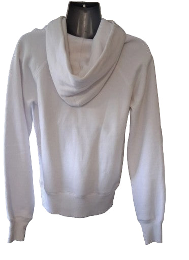 White hoodie on a mannequin 