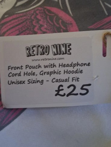 Retro Nine Flyer Hoodie Small