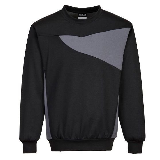 Portwest PW273 Sweatshirt Black/Zoom Grey 3XL