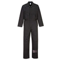 Portwest C815 - Black Coverall/Boilersuit XXXL